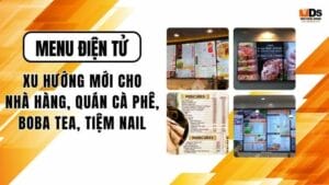 menu điện tử xu hướng mới cho nhà hàng, tiệm nail