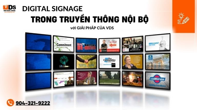 Digital Signage trong truyền thông nội bộ doanh nghiệp