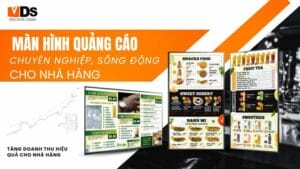 Màn hình quảng cáo cho nhà hàng