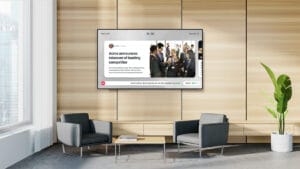 Using Digital Signage Solution for Internal Communication