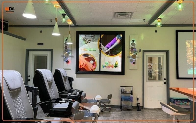 Implementing Digital Signage in nail salons