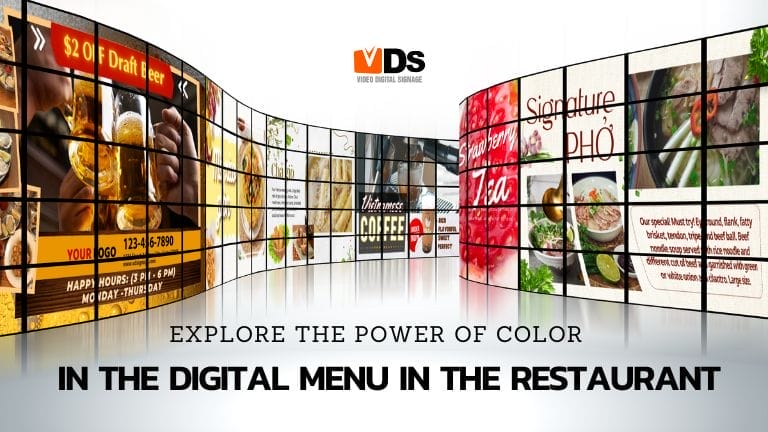 Explore The Power Of Color In The Digital Menu In The Restaurant