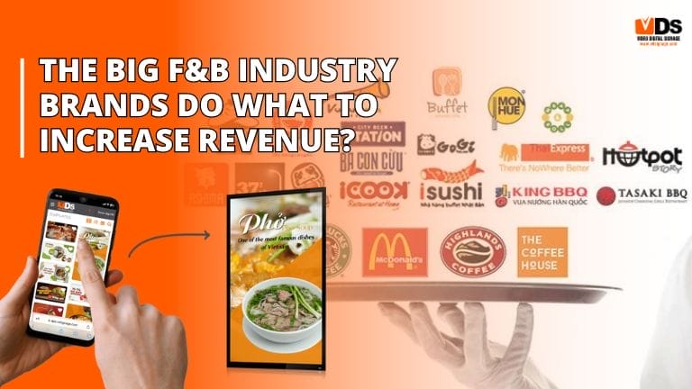 The big F&B industry brands do what to increase revenue?