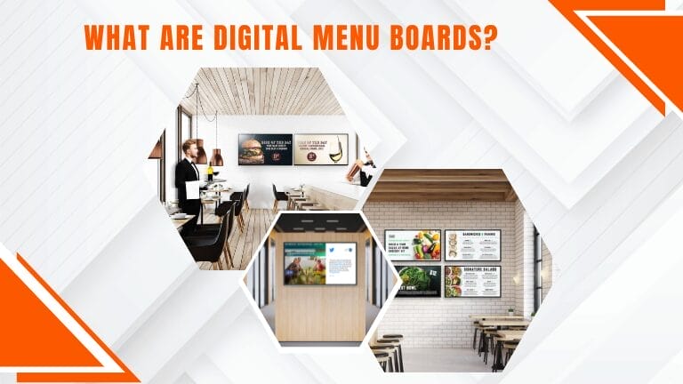 What are digital menu boards?